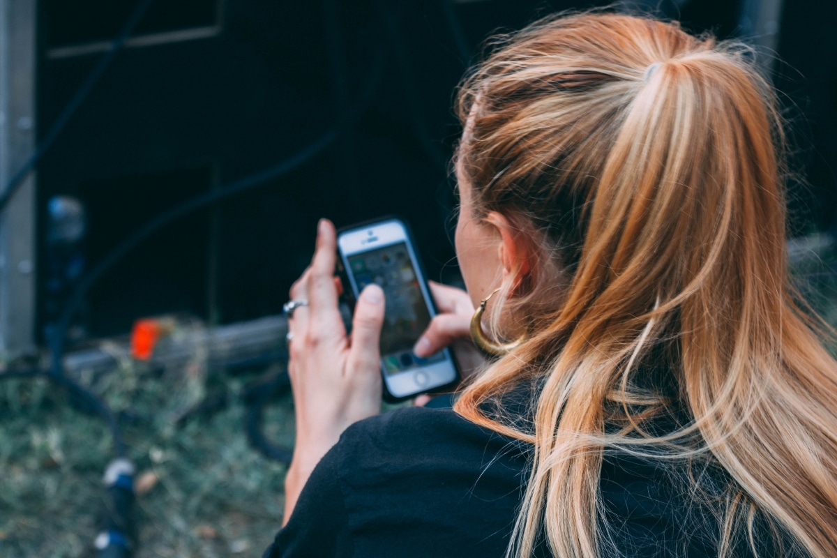 Girl On Phone